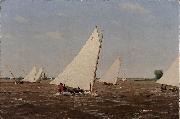 Thomas Eakins, Sailboats Racing on the Delaware